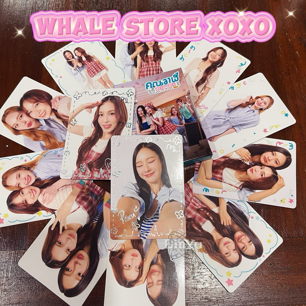 [ของแท้] WHALE STORE XOXO MILKLOVE การ์ดมุมโค้งมน - JUNEMISHICH