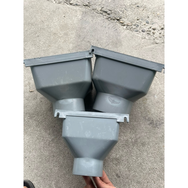 กรวยเก็บน้ําฝนหลังคา กรวย PVC Gutter Collection D110,D90,D75 LNC