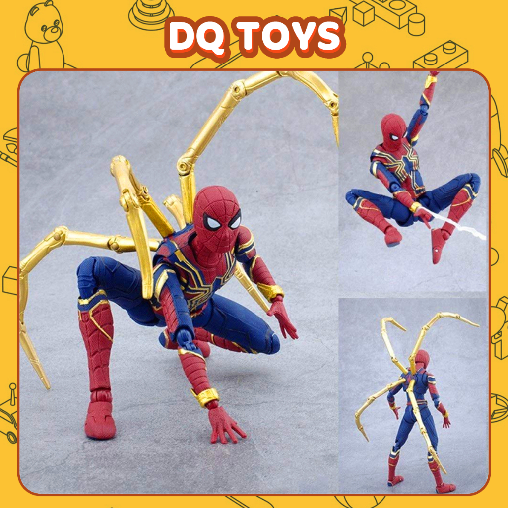 IRON SPIDER MAN Jointed Avenger PS4 2099 Miles Morales Gwen Stacy Spider Iron Spider Girl SHF 04A