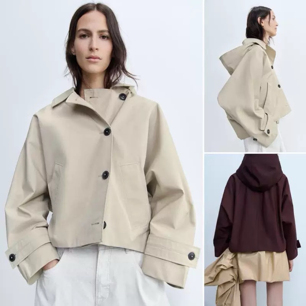 (มีจําหน่าย) ZARA EXPORTED BLAZER FORM พร้อมหมวก