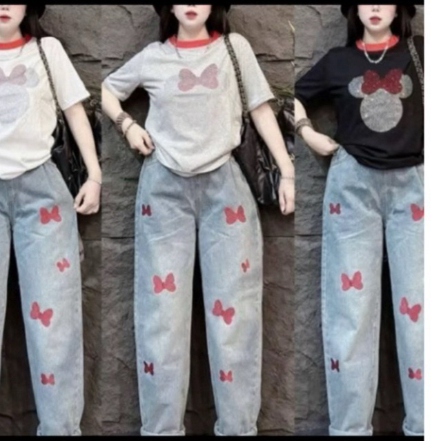 Beggy Jeans ปักลาย สวย ไดนามิก และบุคลิกภาพ