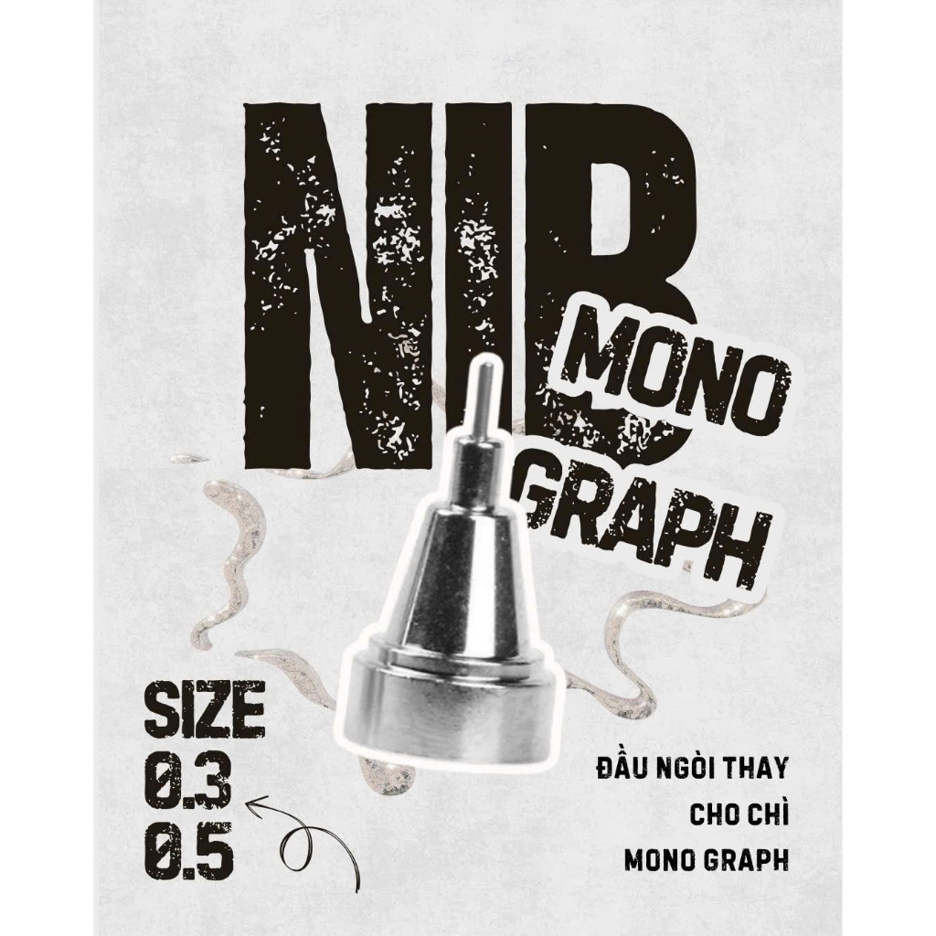 Tombow Mono Graph NIB - ปลายสแตนเลสแทนที่ Tombow Mono Graph Pencil THEARSHOP
