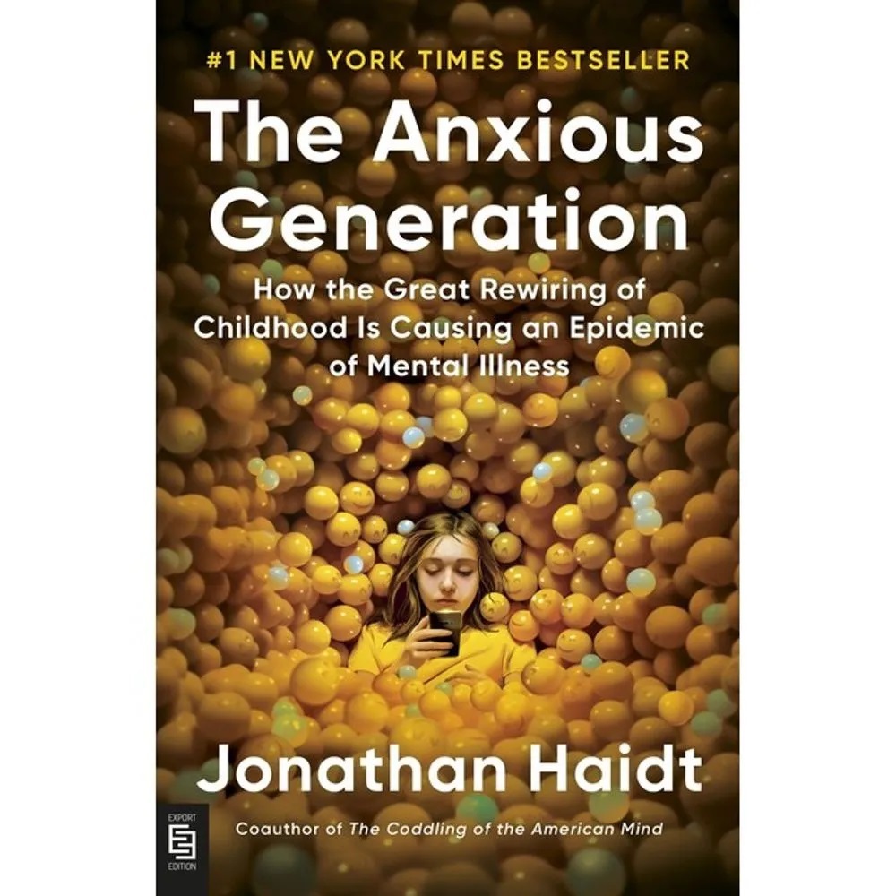 หนังสือ - The Anxious Generation โดย Jonathan Haidt (สวนแห่งหนังสือ)