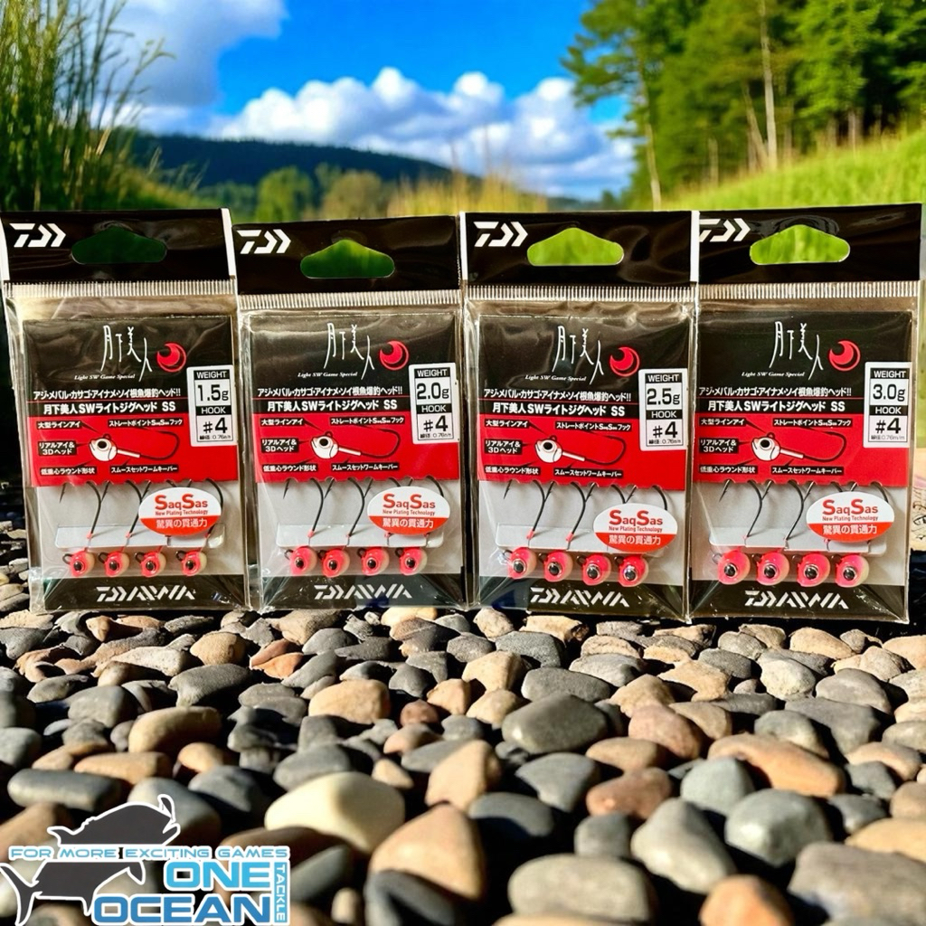 DAIWA GEKKABIJIN SW LIGHT JIG HEAD SS ตะขอเหยื่อตกปลา