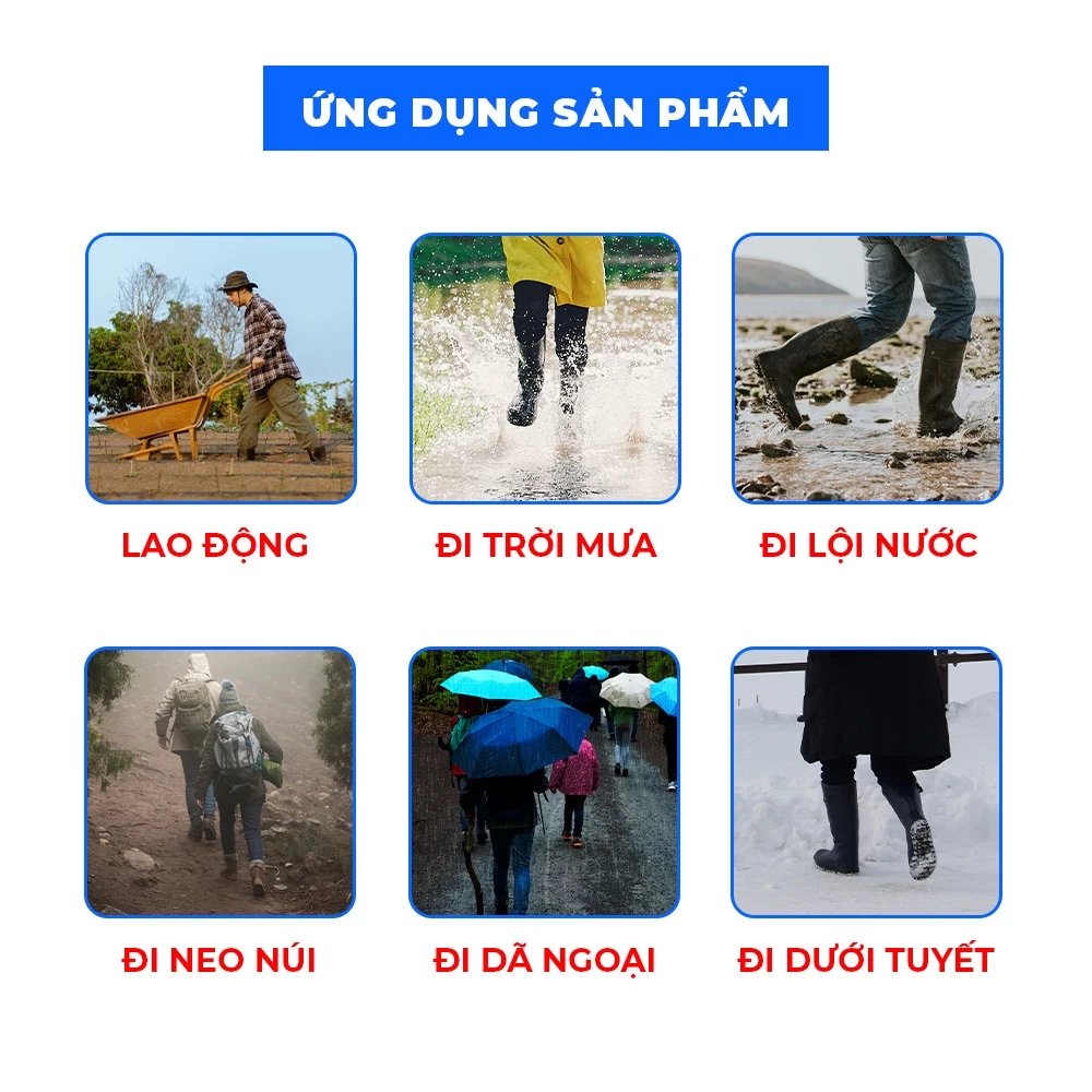 รองเท้ากันฝน พีวีซี กันน้ำ ธันฮา thumbnail 5