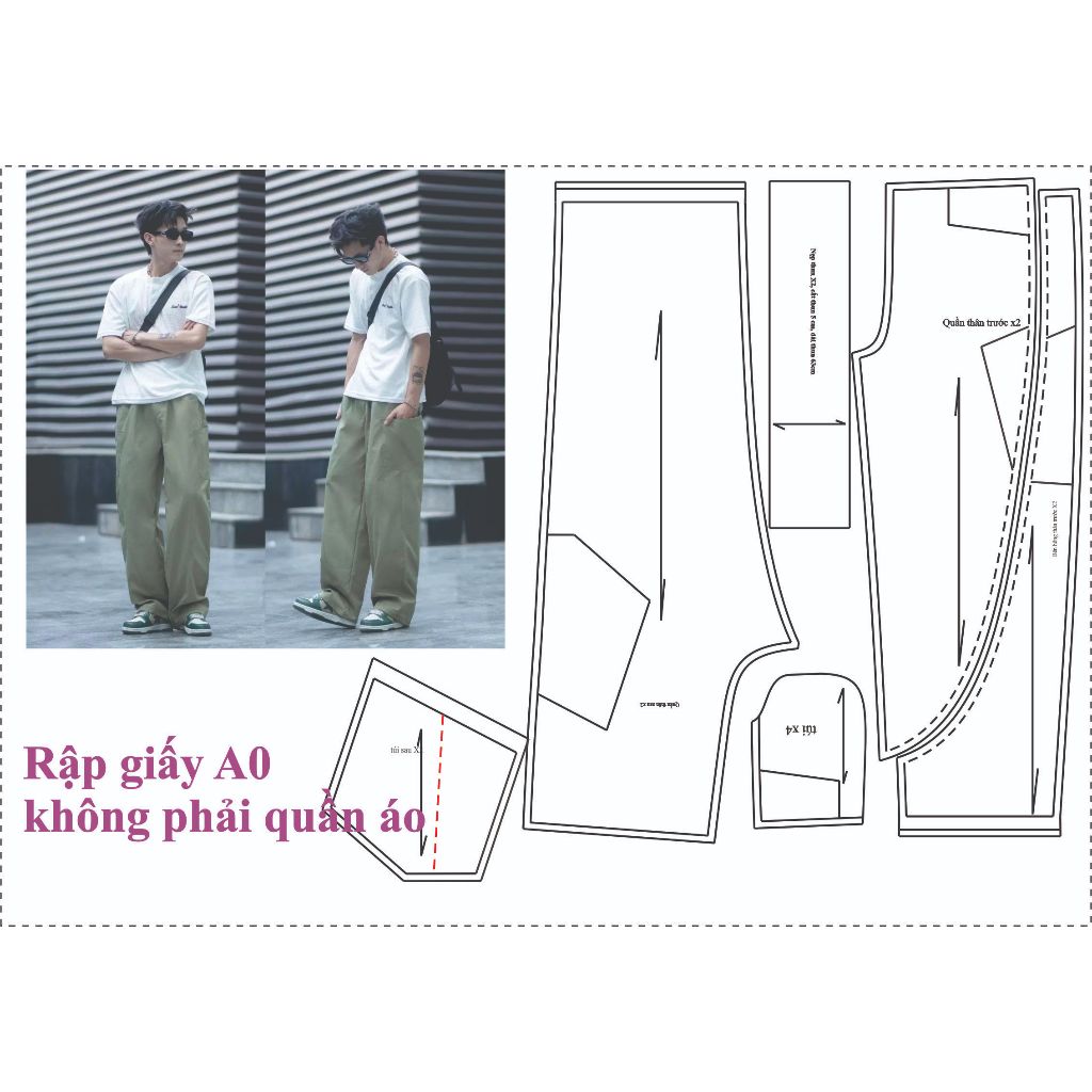 Paper A0 รหัส B80 - ทํากางเกง