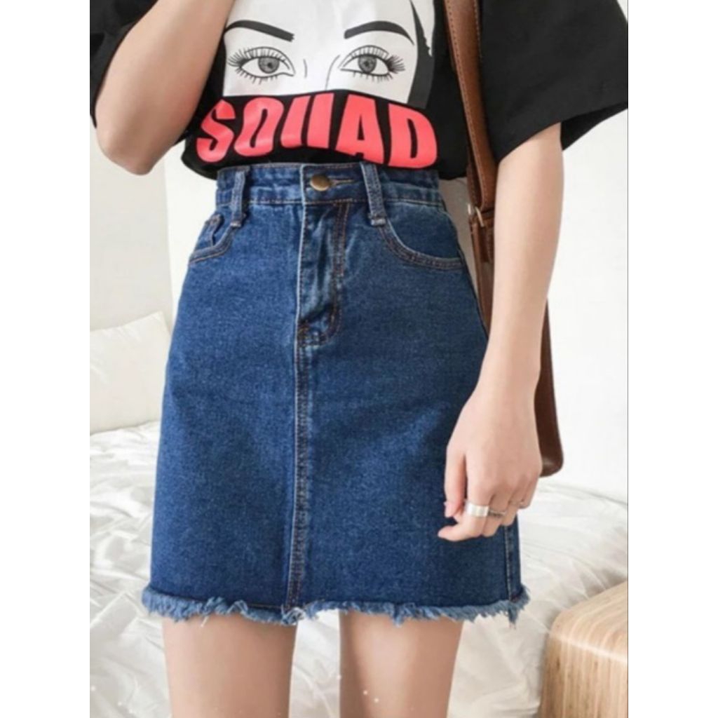 กระโปรงยีนส์ Excess - โกดัง L -July 25