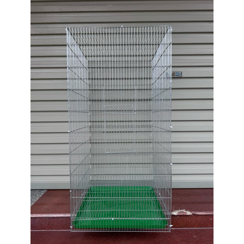 อาวี กรงเพาะนก กรงแรงยืน สําหรับนกประดับ ขนาด 50x50x100ซม ระยะสแลท 0-9-1ซม แนะนําเลี้ยง