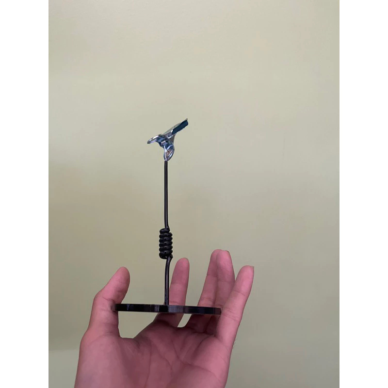 WOBBLER ตั้งโต๊ะไมก้าสีดํา