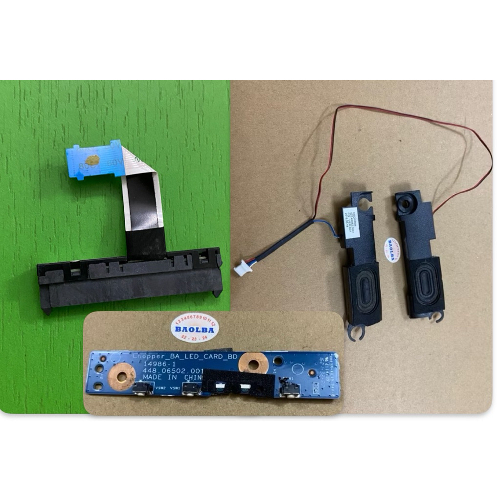 ACER Aspire R3 131 R3-131T ส่วนประกอบแล็ปท็อป - ลําโพง - สายฮาร์ดไดรฟ์ HDD - เปิดสวิตช์