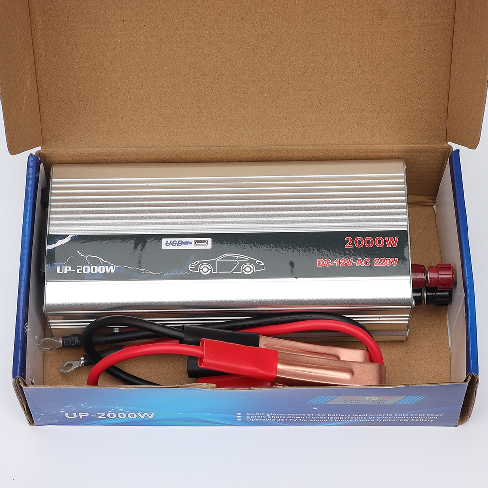 2000W 12V-24V DC เป็น 220V AC UP-2000W อินเวอร์เตอร์