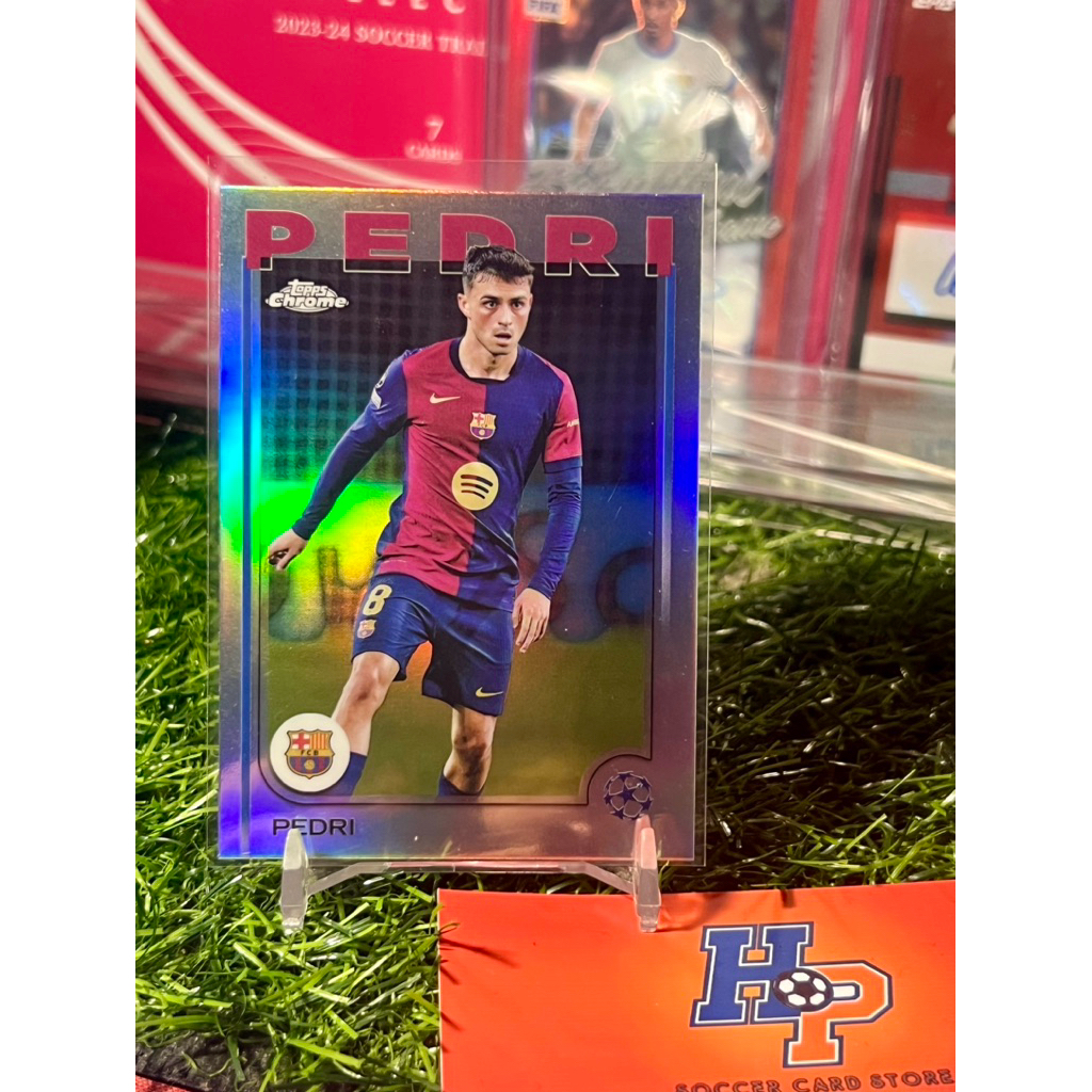 Pedi Refractor Topps Chrome UCL 2024/25 การ์ดฟุตบอล