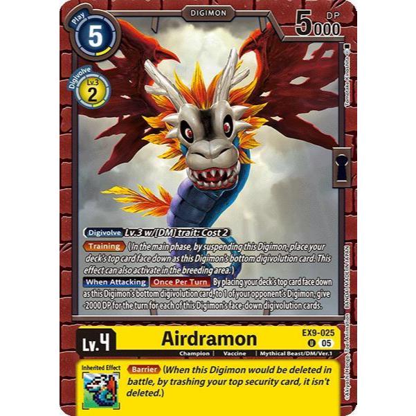 Digimon Card Code EX9-025 - Airdramon - Digimon - Uncommon