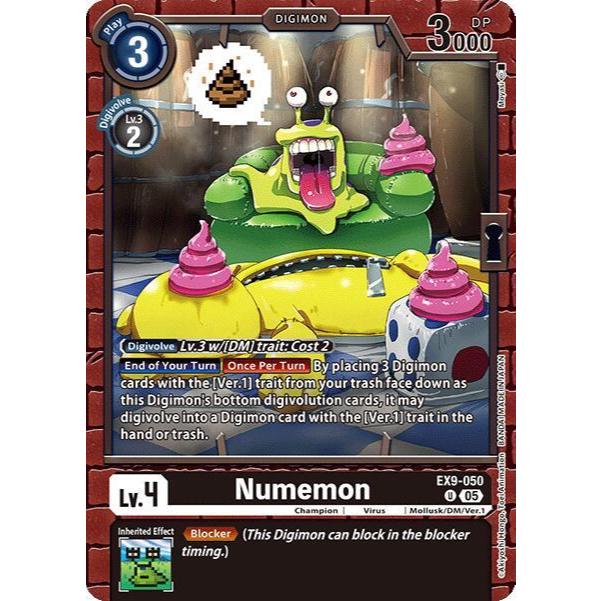 Digimon Card Code EX9-050 - Numemon - Digimon - Uncommon