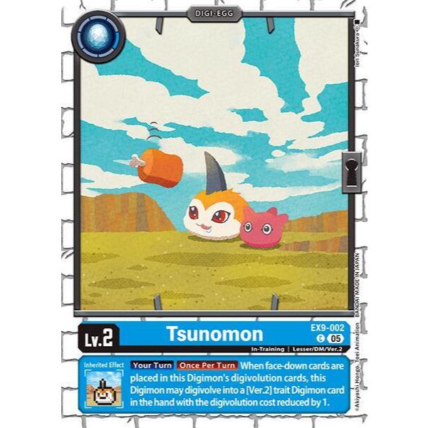 Digimon Card Code EX9-002 - Tsunomon - Digimon - Common