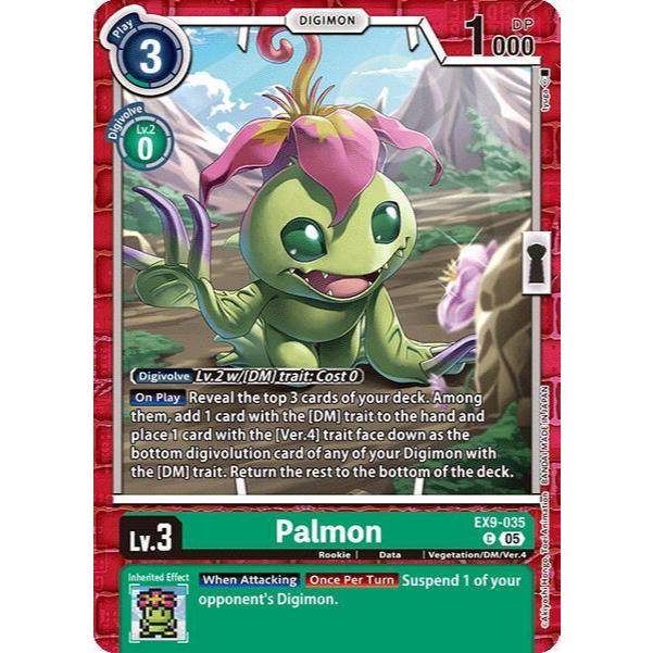 Digimon Card Code EX9-035 - Palmon - Digimon - Common