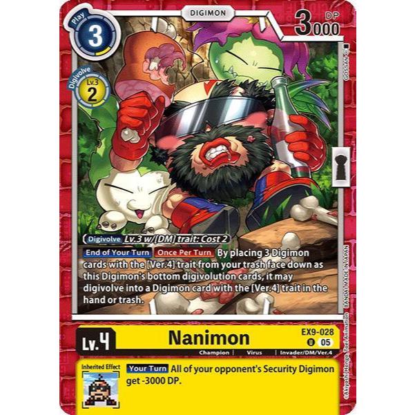 Digimon Card Code EX9-028 - Nanmon - Digimon - Uncommon