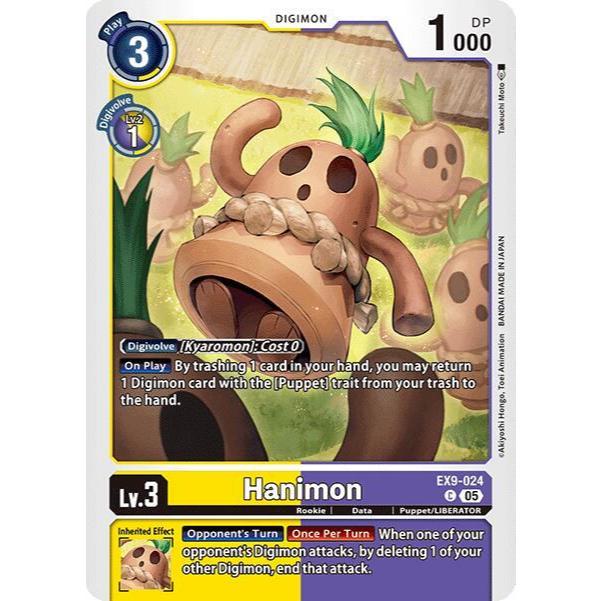 Digimon Card Code EX9-024 - Hanmon - Digimon - Common