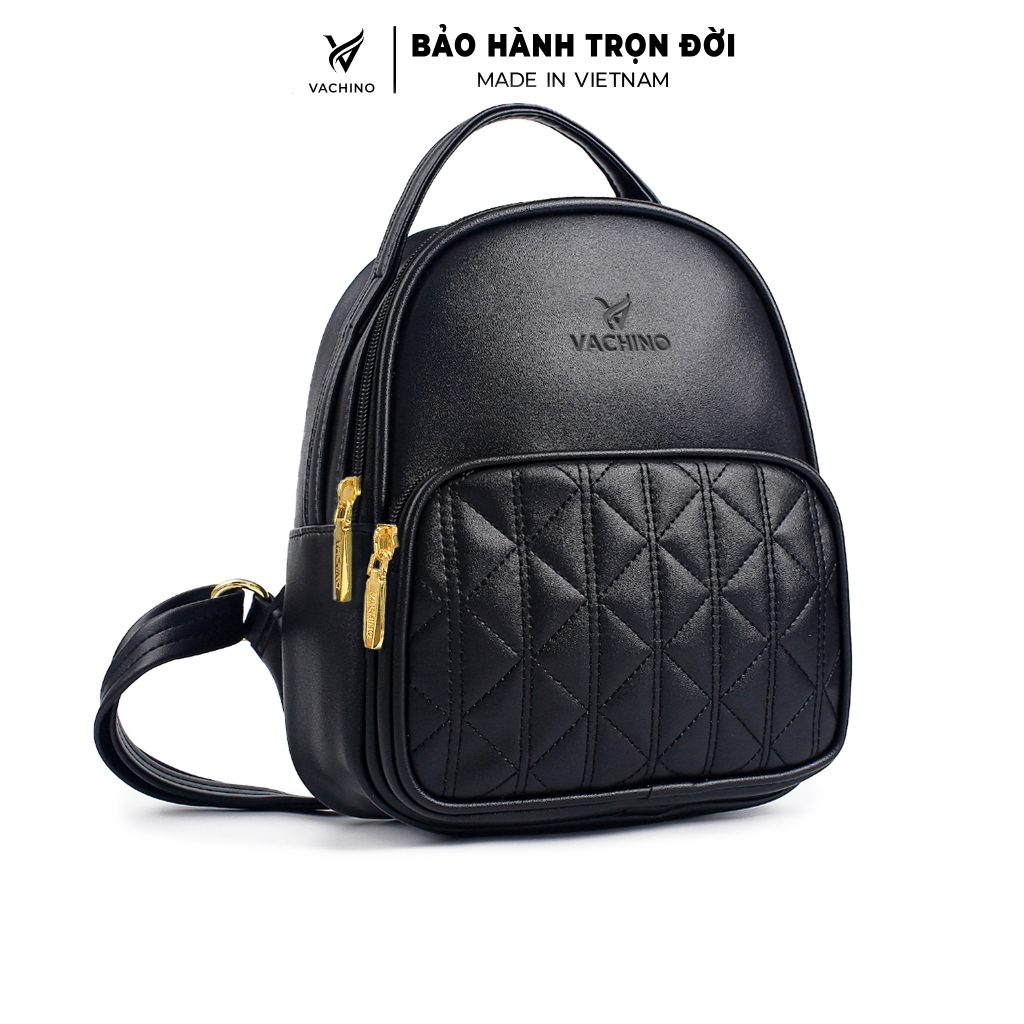 Quine กระเป๋าเป้หนังผู้หญิงแฟชั่นระดับไฮเอนด์ VACHINO-BG004