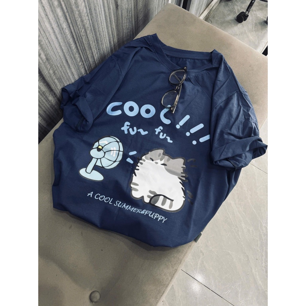 COOL CAT เสื้อยืดหลวม MS003