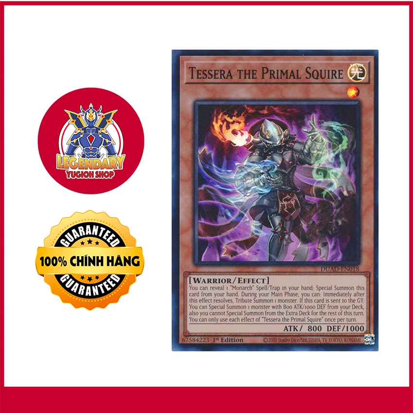 [การ์ด Yugioh ดั้งเดิม] Tessera the Primal Squire