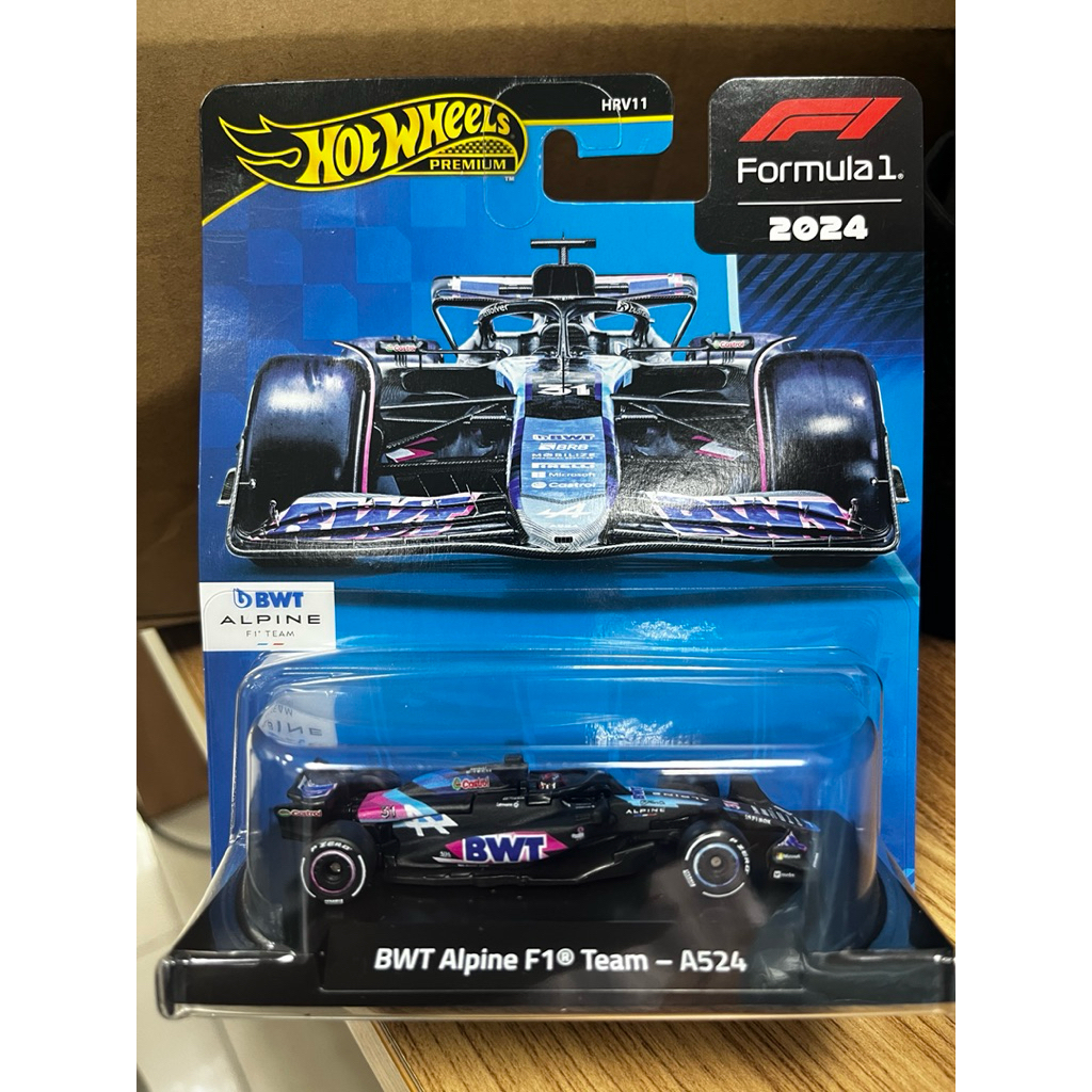 [F1 - Hot Wheels]F1 Hot Wheels รถแข่งพรีเมี่ยม BWT Alpine F1 ทีม - A524 [31] เบอร์ 31 (การ์ดวาร์ปไฟ)