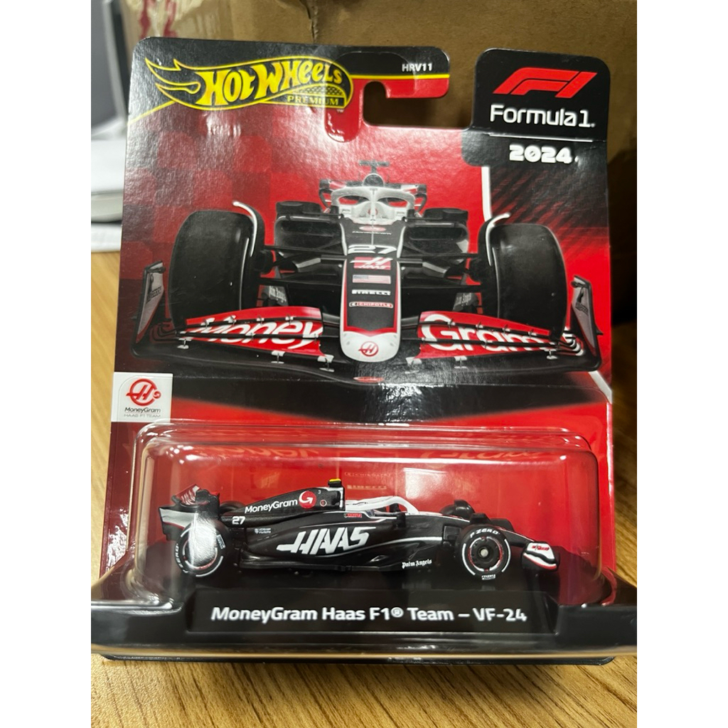 [F1 - Hot Wheels] F1 Hot Wheels รถแข่งพรีเมี่ยม พร้อมทีม MoneyGram Haas F1 - VF-24[ 27] เบอร์ 27 (กา