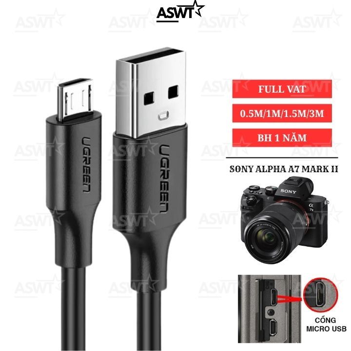 สายถ่ายทอดสด USB เชื่อมต่อกล้อง Sony A72 / Alpha A7 MARK II / A7 mark 2 / A7 II ไปยังคอมพิวเตอร์, สา