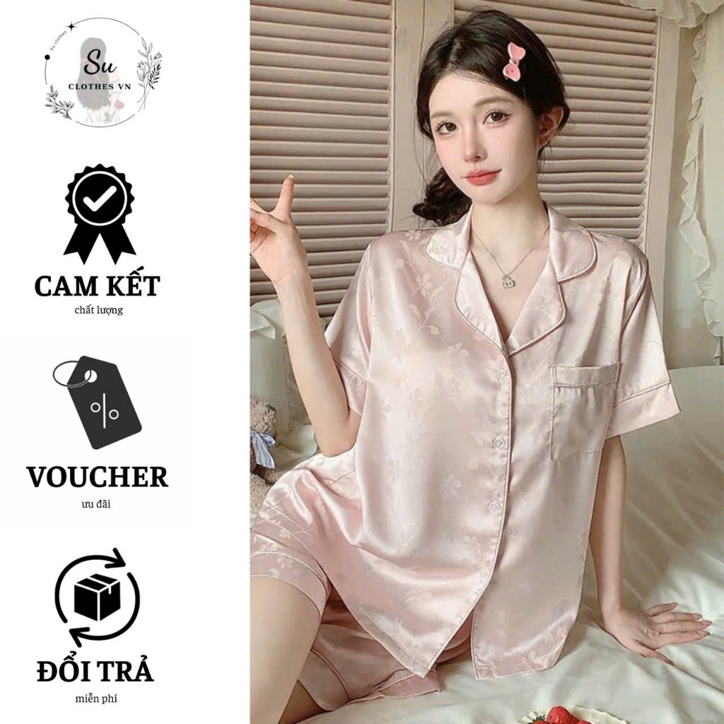 [คลิก] COOL คุณภาพสูง MATERIAL PIJAMA PADDY SET - LACTIN SILK PIJAMA PEDGE SET