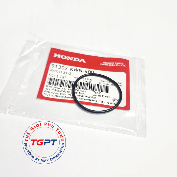 ซีล O 342, ซีลปั๊มน้ํา Vario, AB 125-150, PCX - 91302-KWN-900