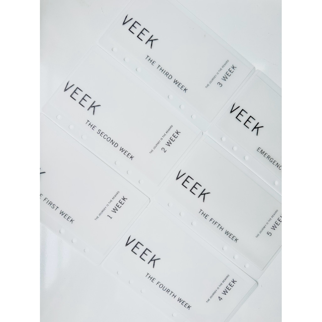 WEEK3 การ์ดธนาคารรายสัปดาห์ - ชุดการ์ด 6 ใบ