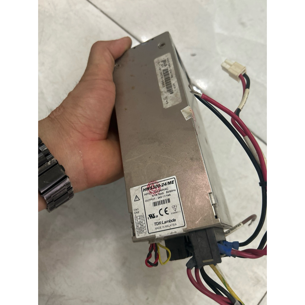 LAMBDA 24v TdK แหล่งพลังงานสําหรับขนาดกะทัดรัด 24v 14A Hws300-24 กําจัดตู้อุตสาหกรรม