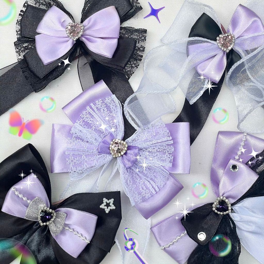 โบว์ - แท่งไฟริบบิ้น Exo, SuperJunior, BTS, Aespa, G-idle, Astro,Tempest,... (ริบบิ้นแท่งไฟ - โบว์ไอ