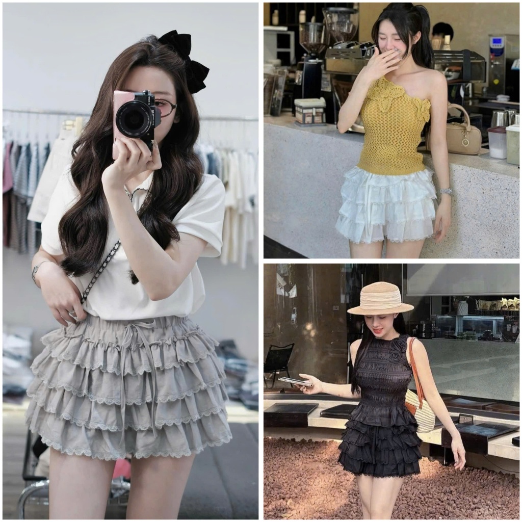 ลูกไม้ชั้นกระโปรงขายส่งโกดัง Nguyen Bao luc Nguyen Bao luc โกดังขายส่ง [Cv939]