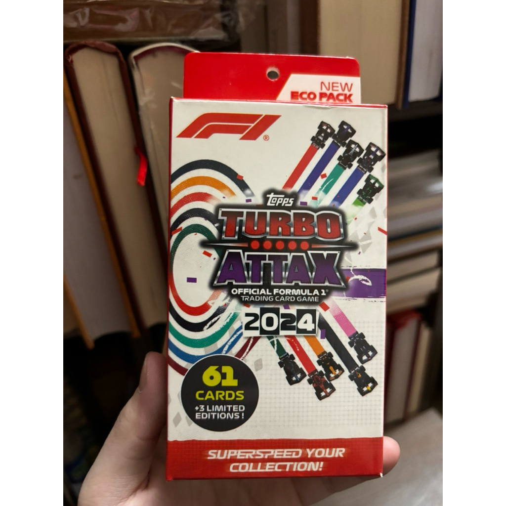 BOX OF 64 F1 TOPPS TURBO ATTAX 2024 RACING HAND CARDS (Made in INDIA)