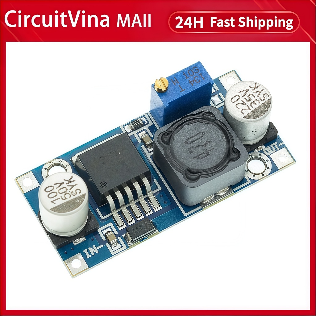 LM2596 LM2596S DC-DC โมดูลแรงดันต่ํา 5V / 12V / 24V 3A CircuitVina Mall