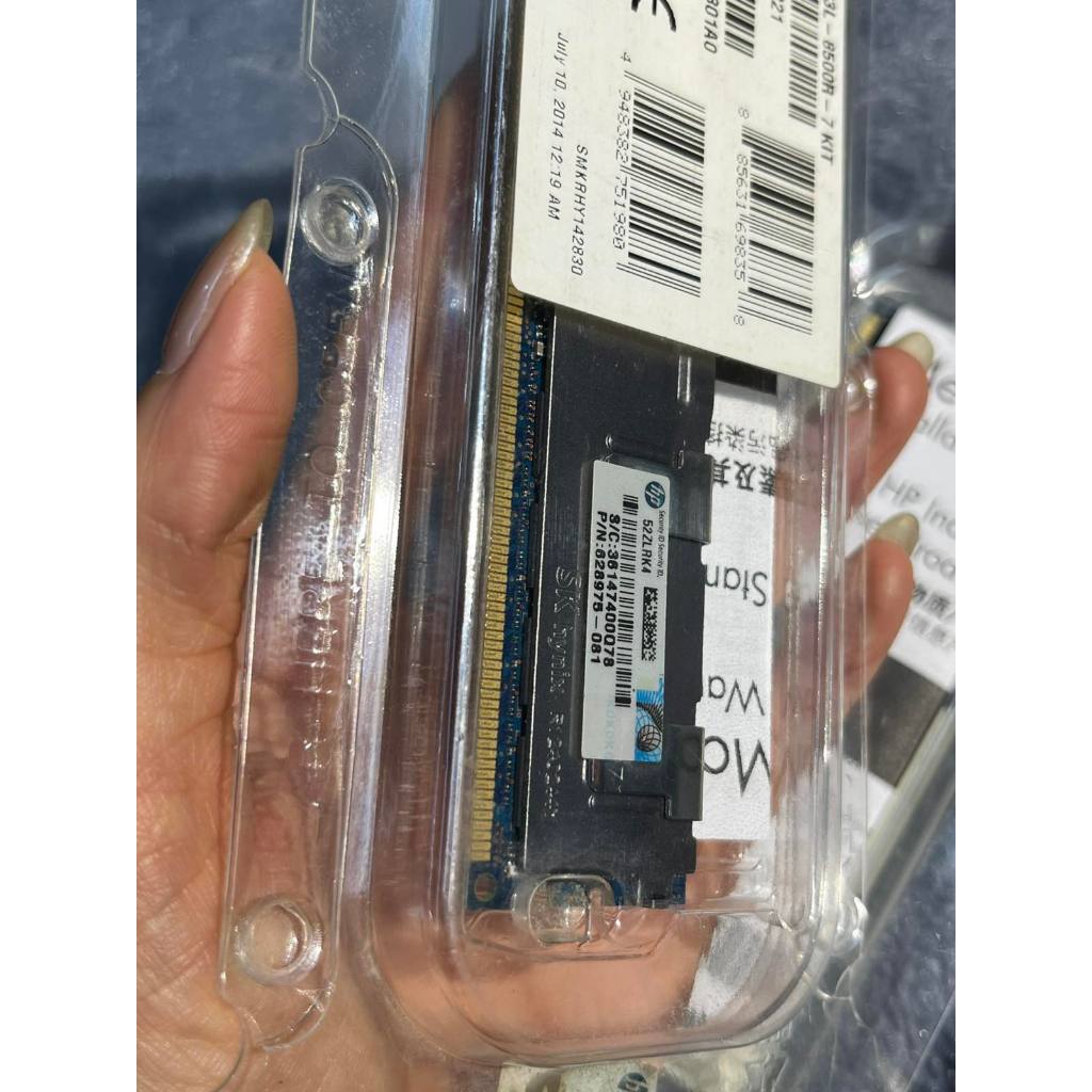 เซิร์ฟเวอร์ราม 627814-B21 RAM HP 32GB DDR3-1166MHz ECC ลงทะเบียน ใหม่ 100% ปิดผนึก