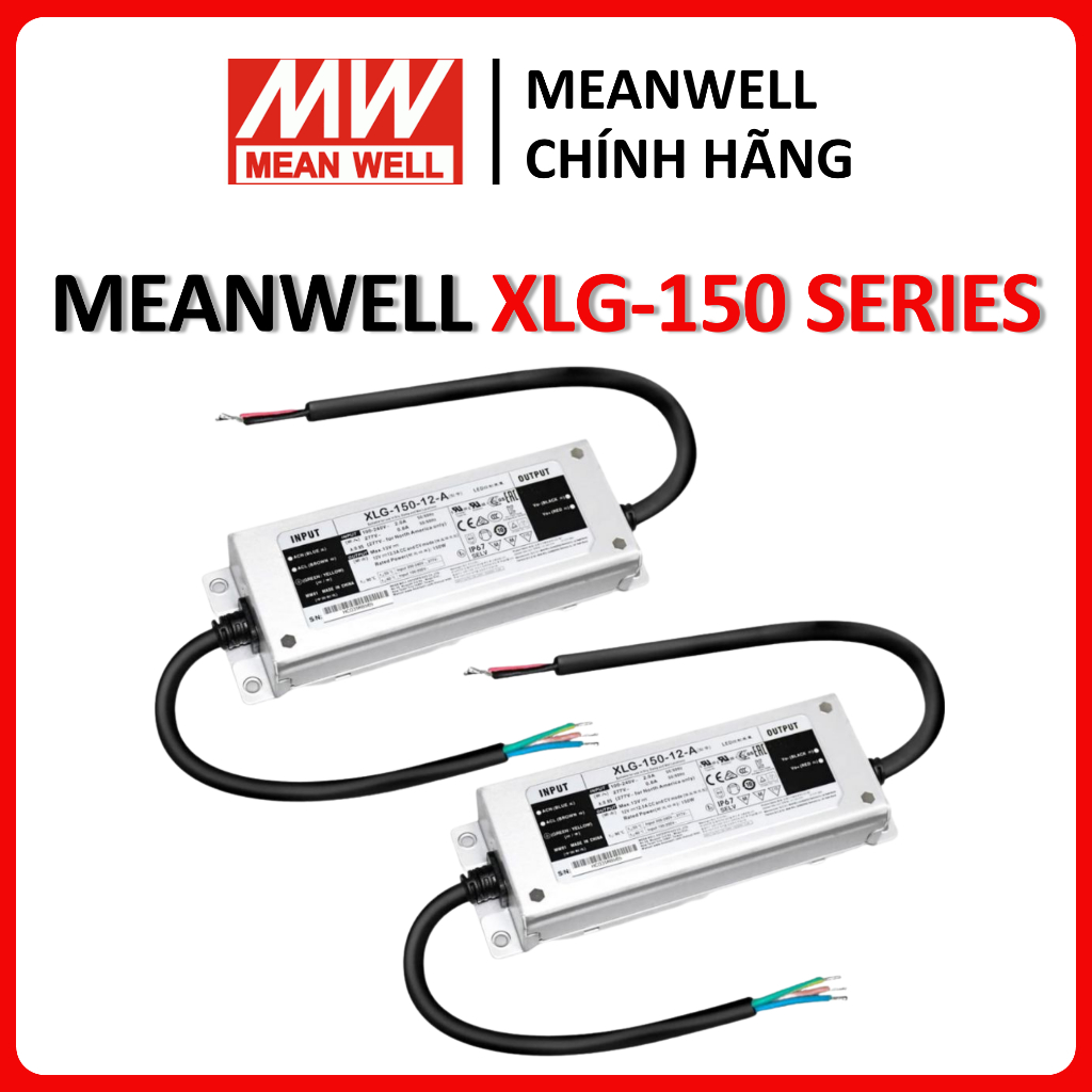แหล่ง LED Meanwell XLG-150-12-A, XLG-150-24-A, XLG-150-LA, XLG-150-HA, แหล่งจ่ายไฟ MEANWELL, มาตรฐาน