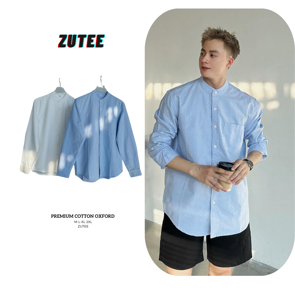 เสื้อเชิ้ตผู้ชายแบรนด์ No วัสดุ Oxford นุ่มเป็นพิเศษและเข้ารูป - ไม่มีเสื้อเชิ้ตผู้ชายแบรนด์ทําจากวั