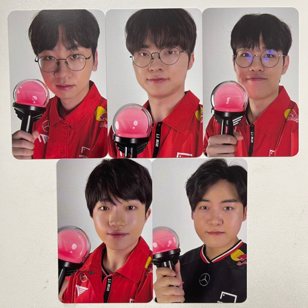 การ์ด T1 Homeground 2025 การ์ดรูปถ่าย Faker Oner Gumayusi Keria Doran League LOL