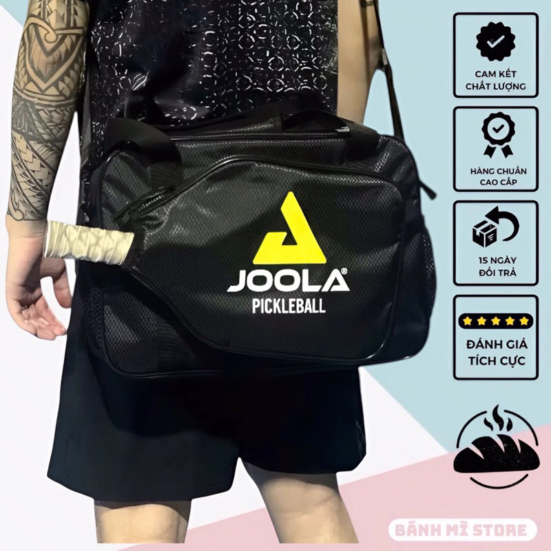 JOOLA PICKLEBALL กระเป๋าไม้ยิมเปล่าขนาด 40*30*20 ซม. ผ้าคุณภาพสูงสายแข็ง BREAD STORE