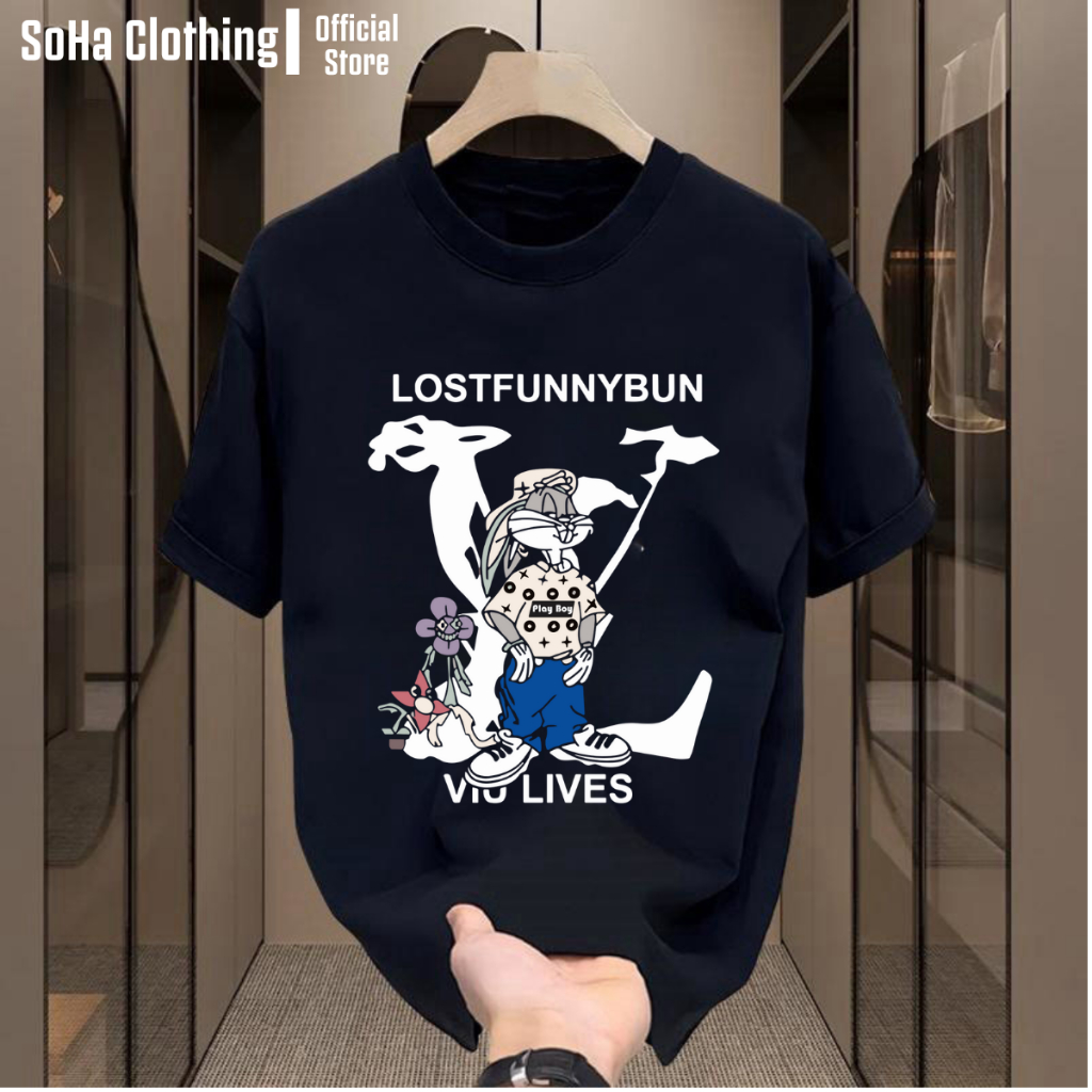 เสื้อยืดผู้ชาย Medium Format - สไตล์พื้นฐาน ร่วมมือง่ายมาก