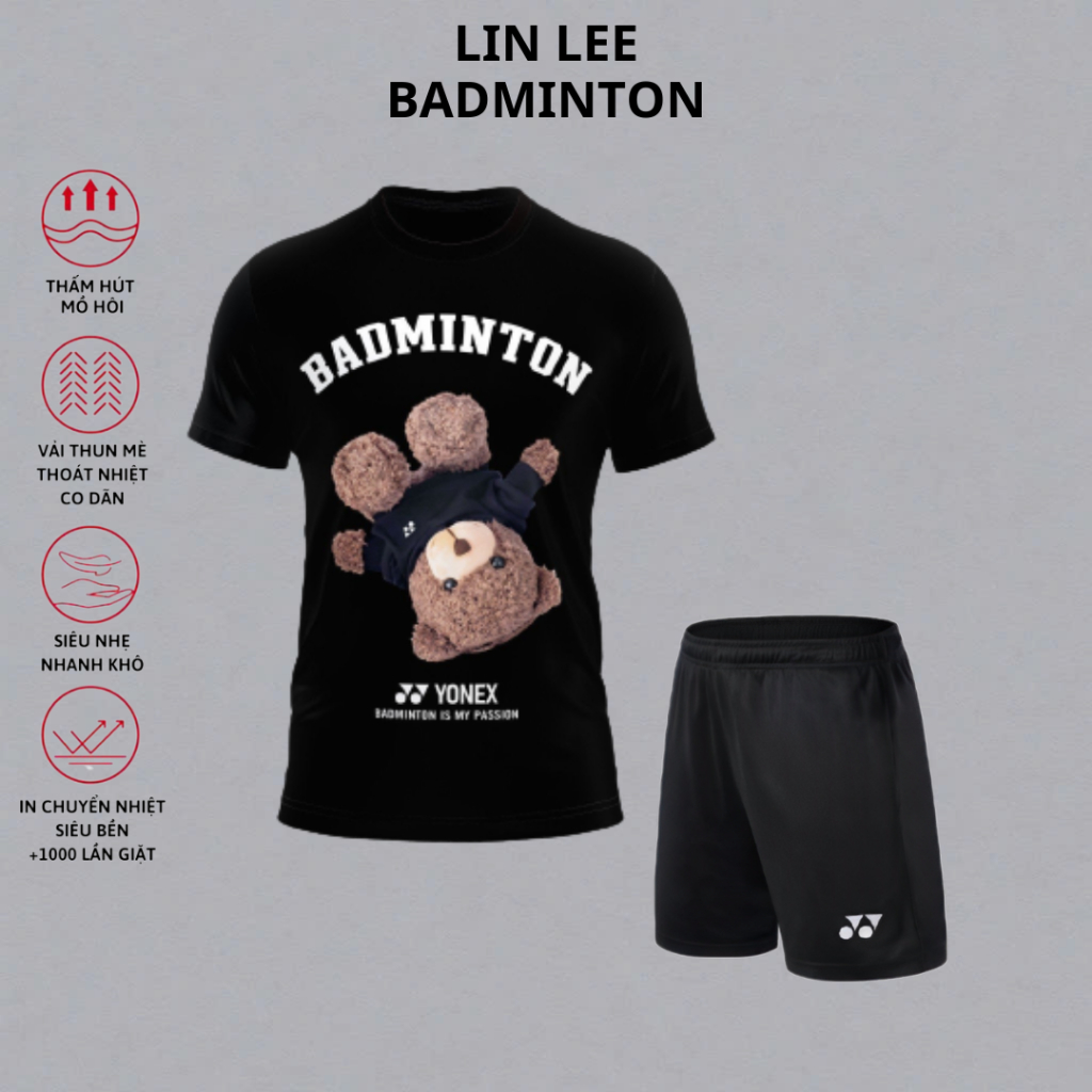 ชุดแบดมินตันการแข่งขันระดับมืออาชีพของ Yonex TT383