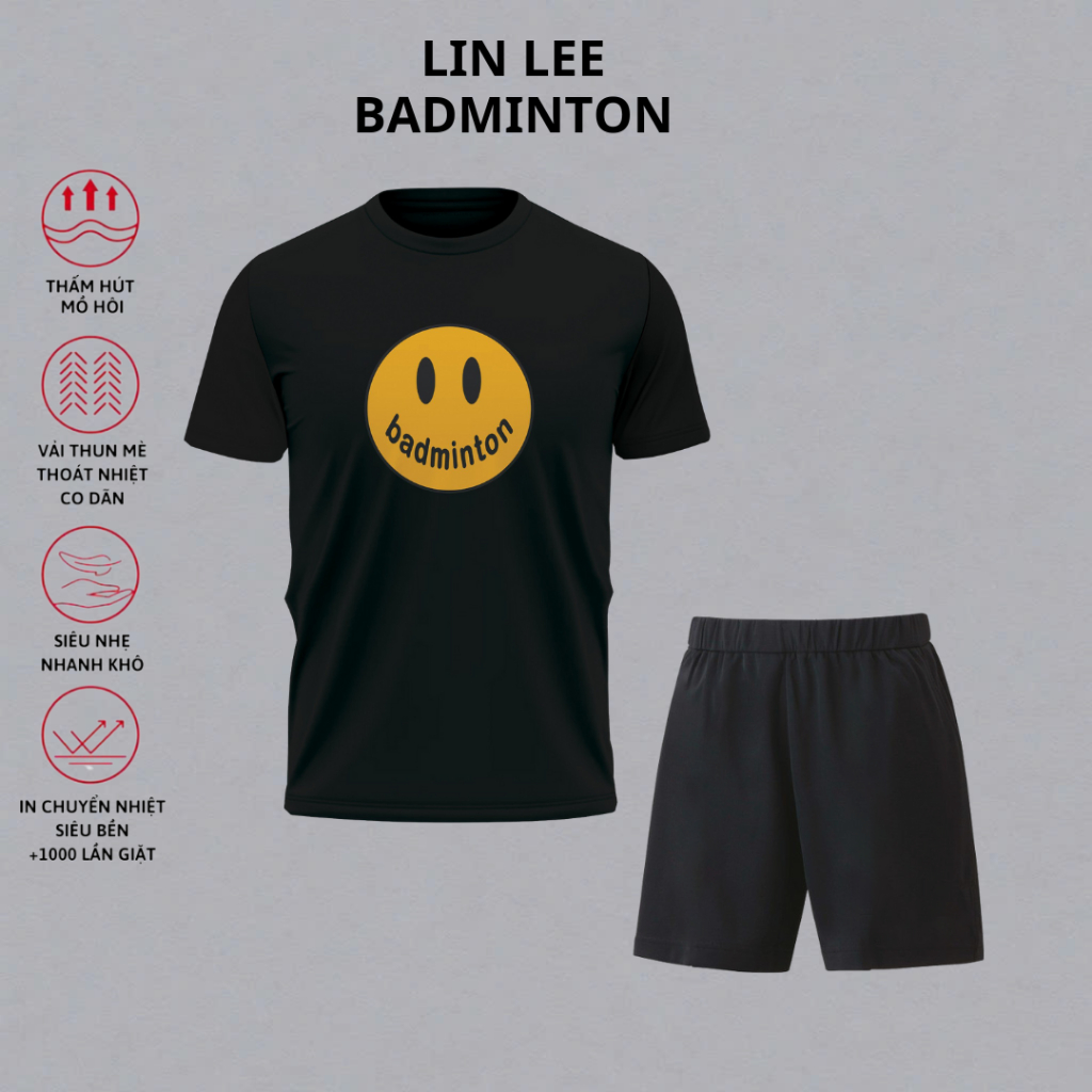 I LOVE BADMINTON เสื้อผ้าแบดมินตันการแข่งขันระดับมืออาชีพ TT509