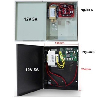 UPS 12V5A สําหรับกล้อง ล็อคประตู (ไม่มีแบตเตอรี่)