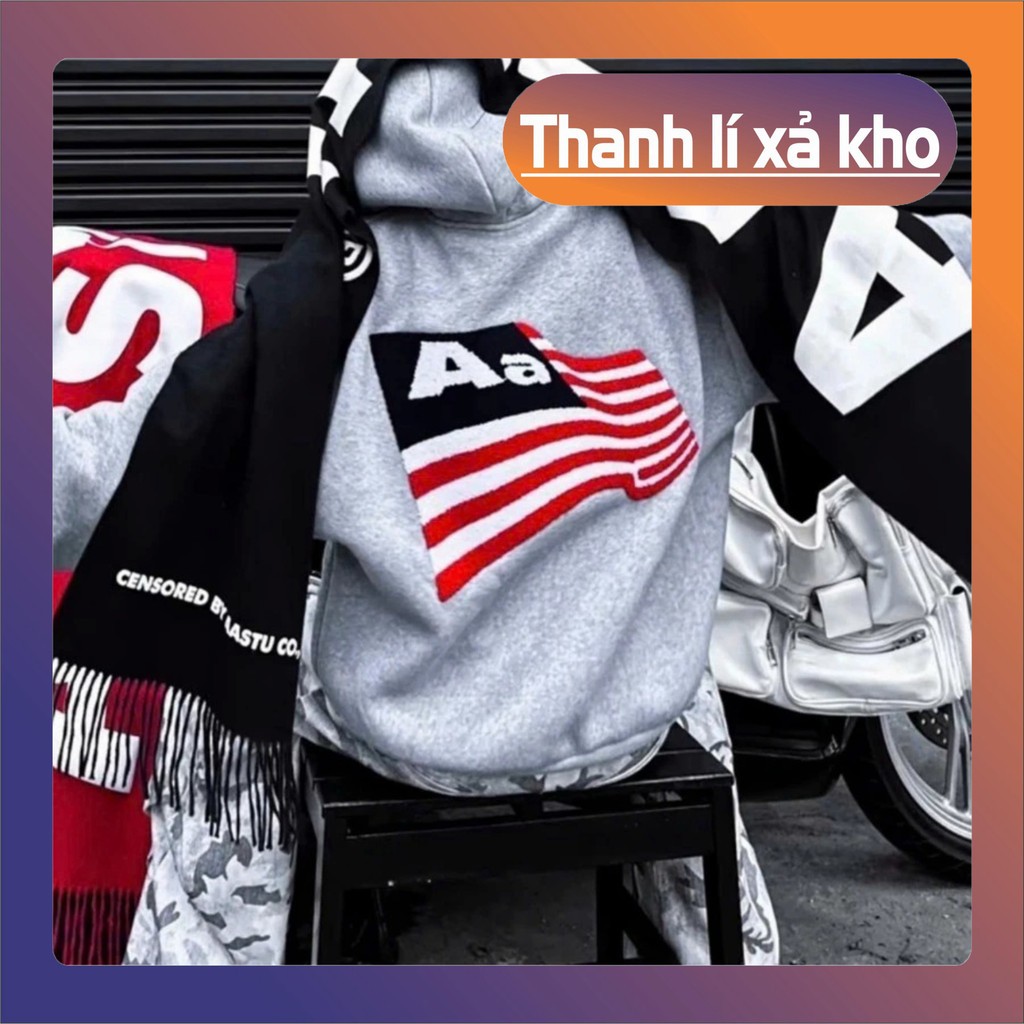 Aastu Wide Form Boxy Zip Hoodie ที่มีรูปร่างธง, เทรนด์ร้อนแรงของแท้สุด ๆ, พิมพ์ PET 3D BEAUTIFUL