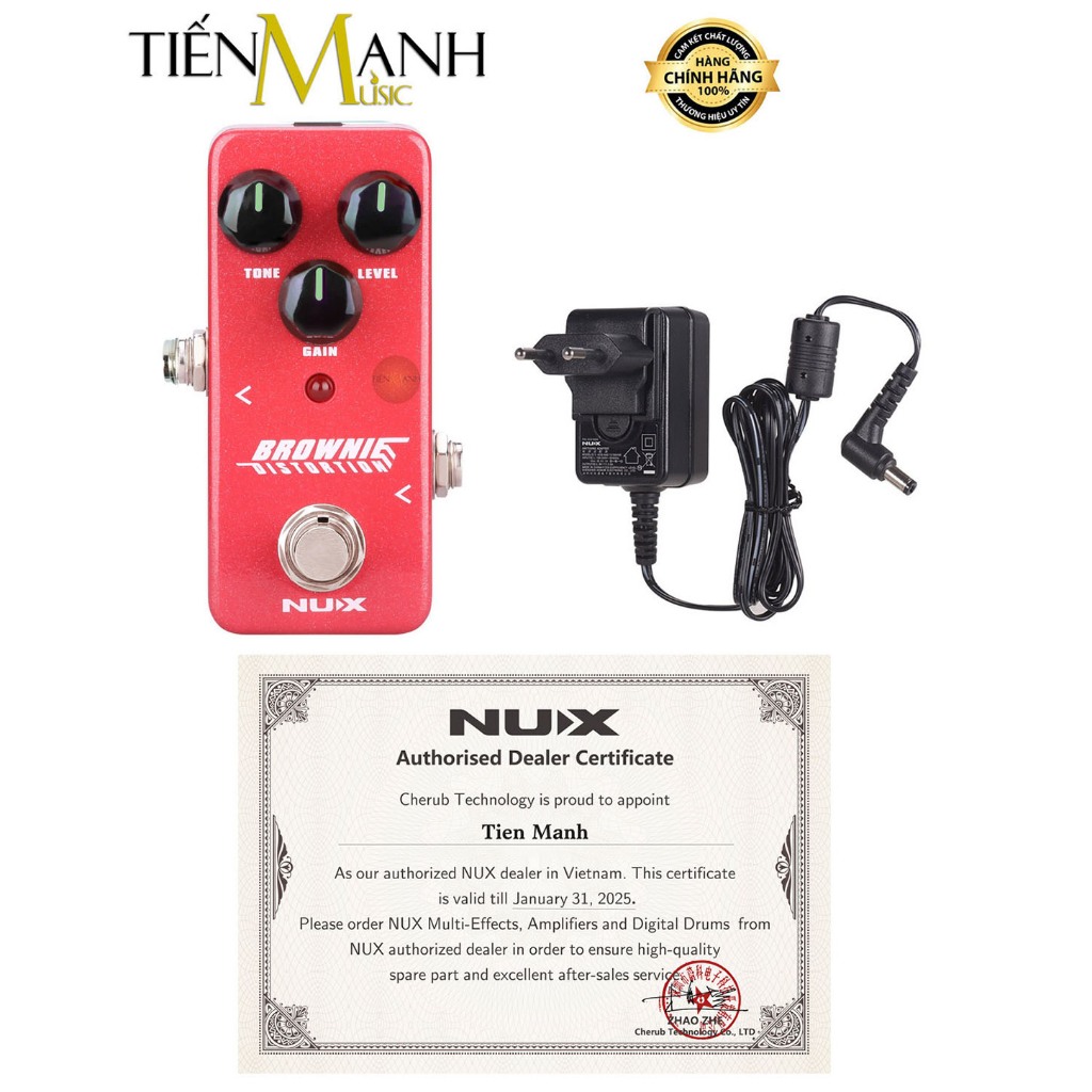 [ของแท้] Nux Dialtion NDS2 Brownie Guitar Pedal - Sound Effect Pedal - Effect Pedal Mini Core NDS-2