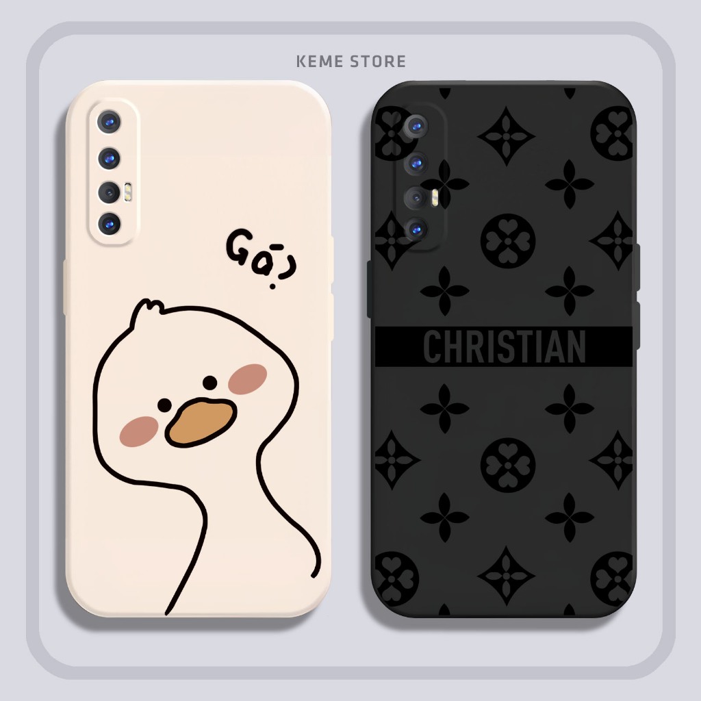 เคส Oppo Reno 3 Pro พิมพ์ลาย Lucky Virus และ Goofy Duck