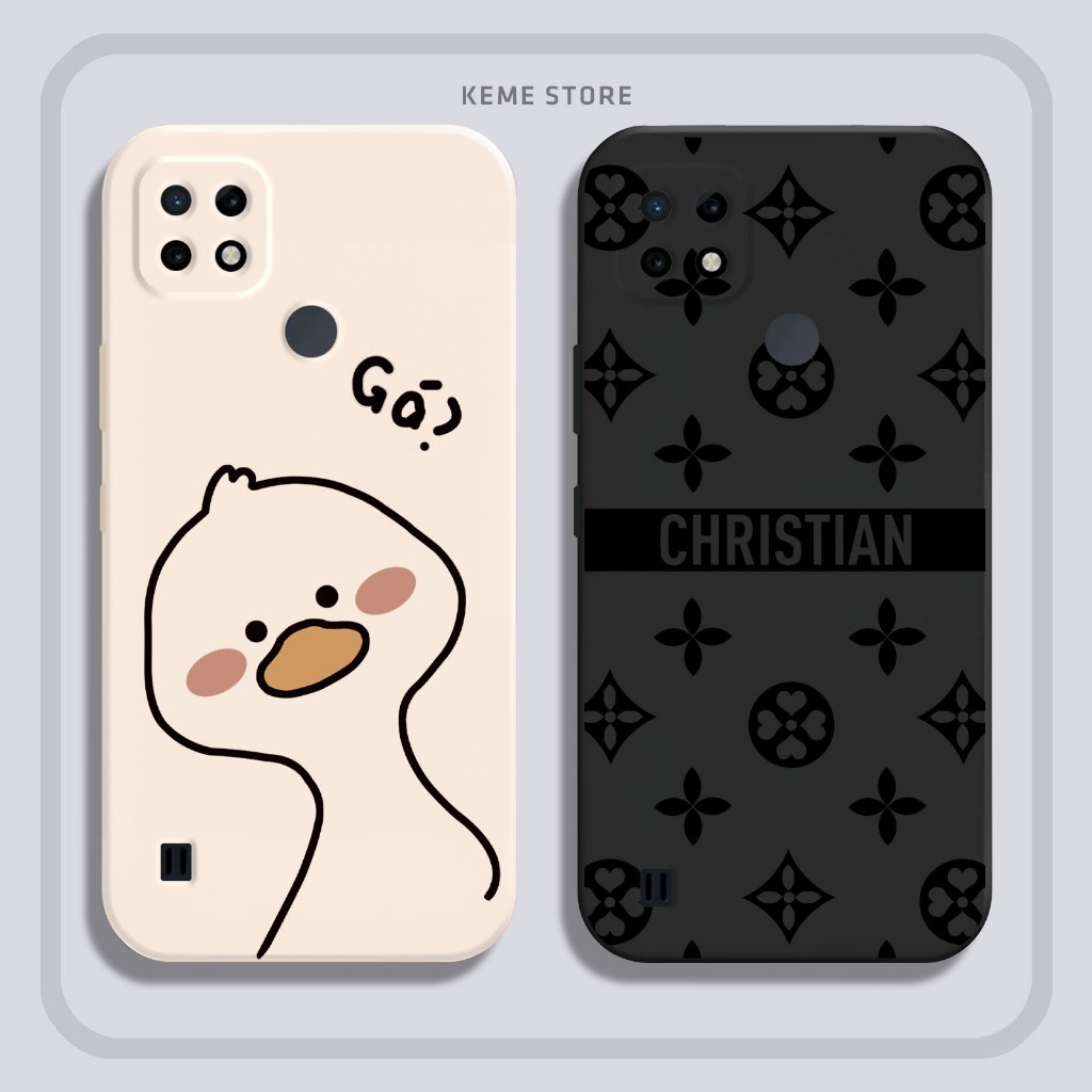 เคส Realme C21 / C21Y / C25Y พิมพ์ลาย Lucky Virus และ Goofy Duck
