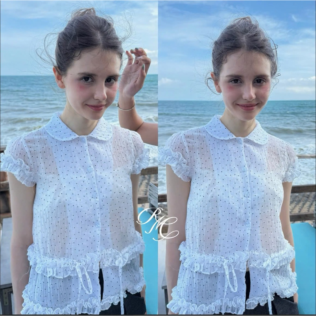 เสื้อ Sweet Dare - Remmus | เสื้อไหมพรมซีทรูคอกลม Remmus (ไม่รวมท่อ)